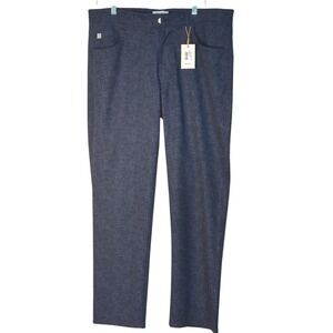 Peter Millar Crown Sport Golf Pant Performance Blue Skull Camo NEW 36 32